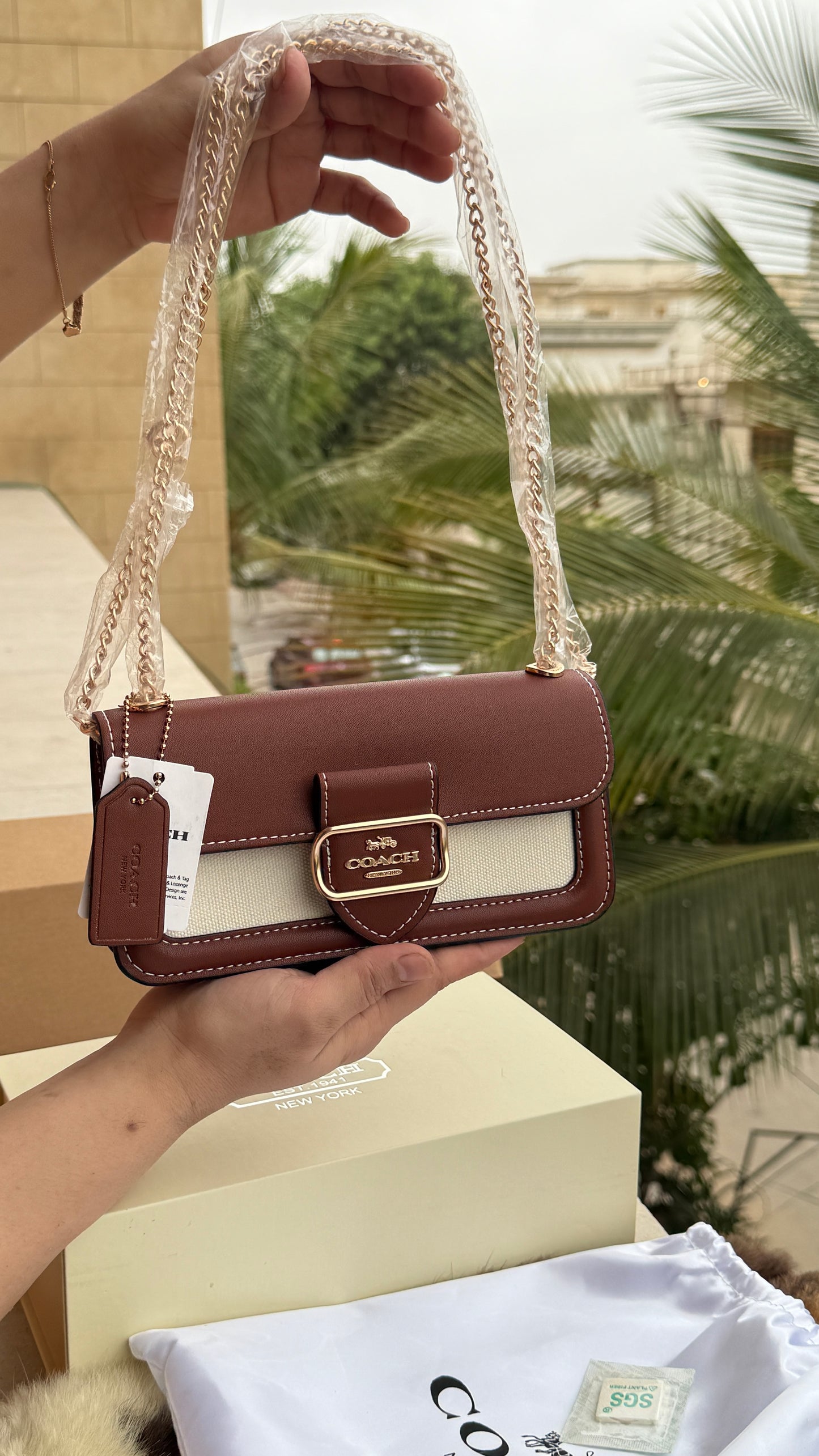 Coach Morgan Mini Crossbody/Shoulder-Master Plus Series-Folding double Box