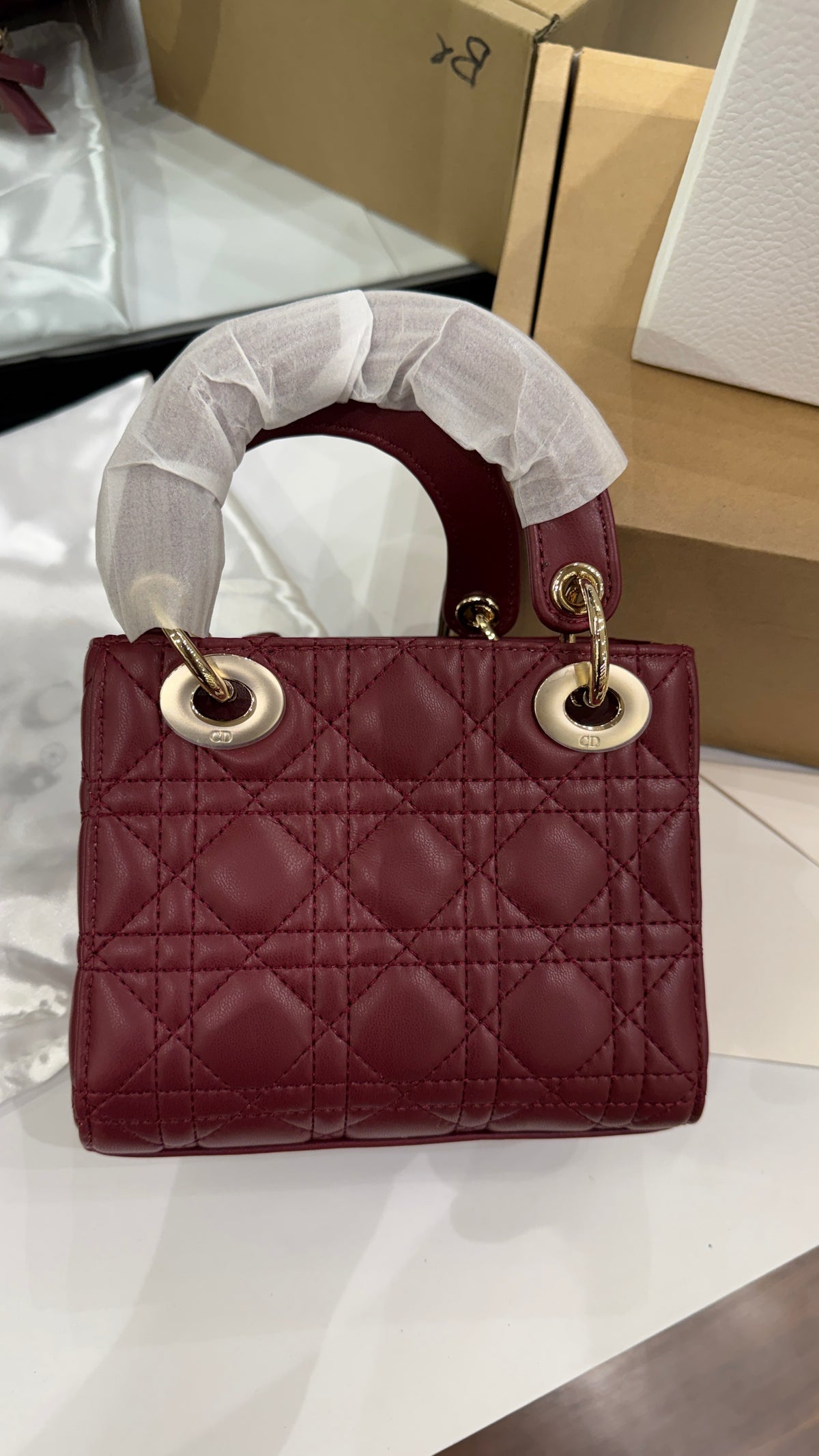 Lady Dior Mini By Dior-AAA Series-Double Folding Box