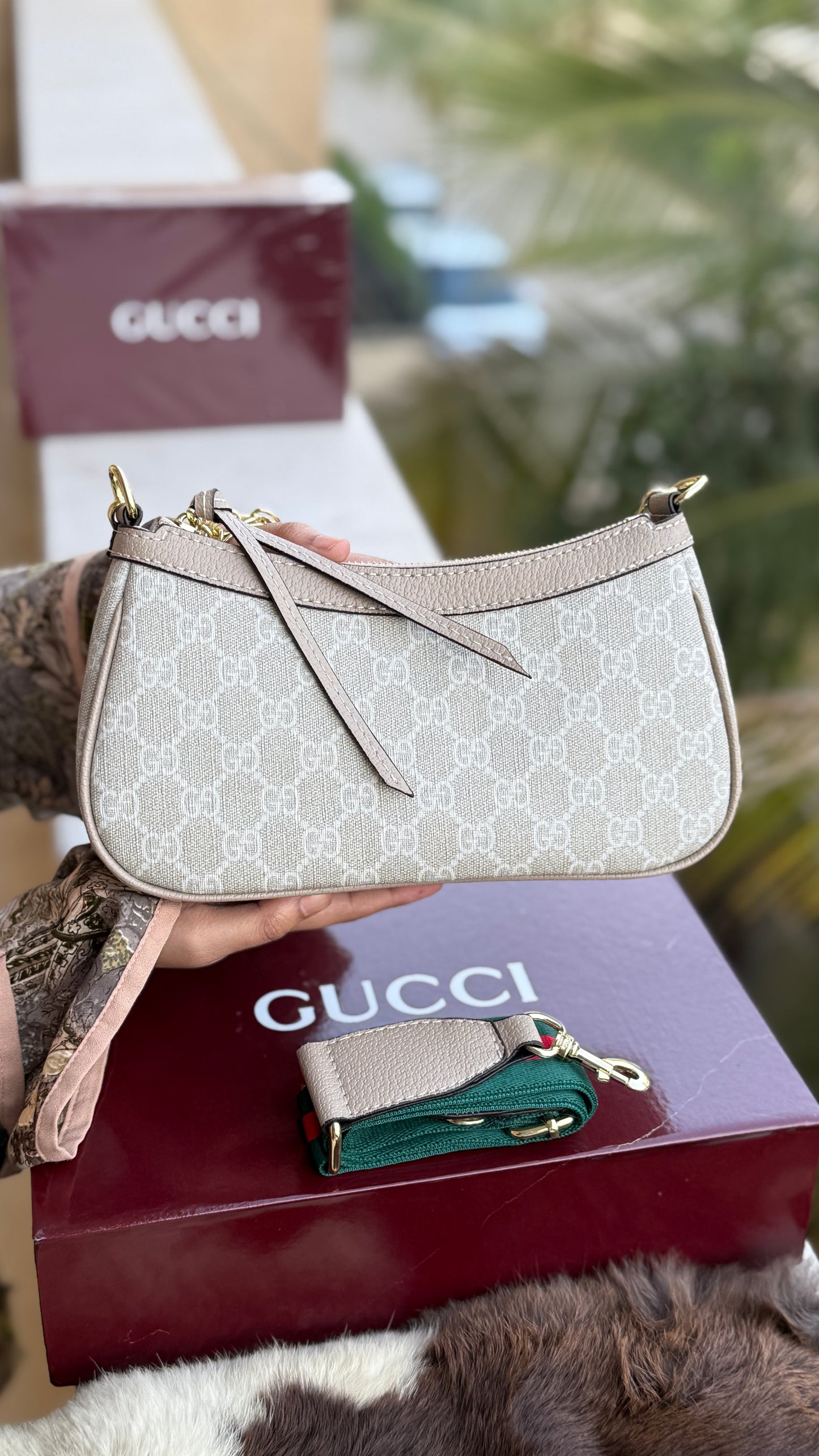 Gucci Ophidia small shoulder Hobo bag-Master Plus Series-With Magnetic folding box