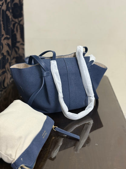 Polène Cyme Mini tote bag in suede-Master Series-Same as original.