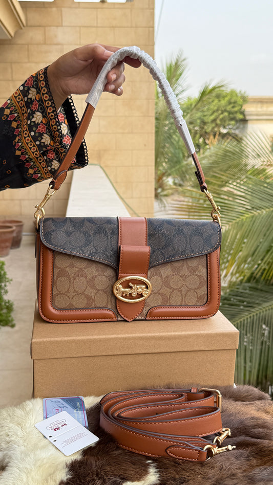 Coach Georgie Shoulder Bag-Double Folding Box-Master Plus Series