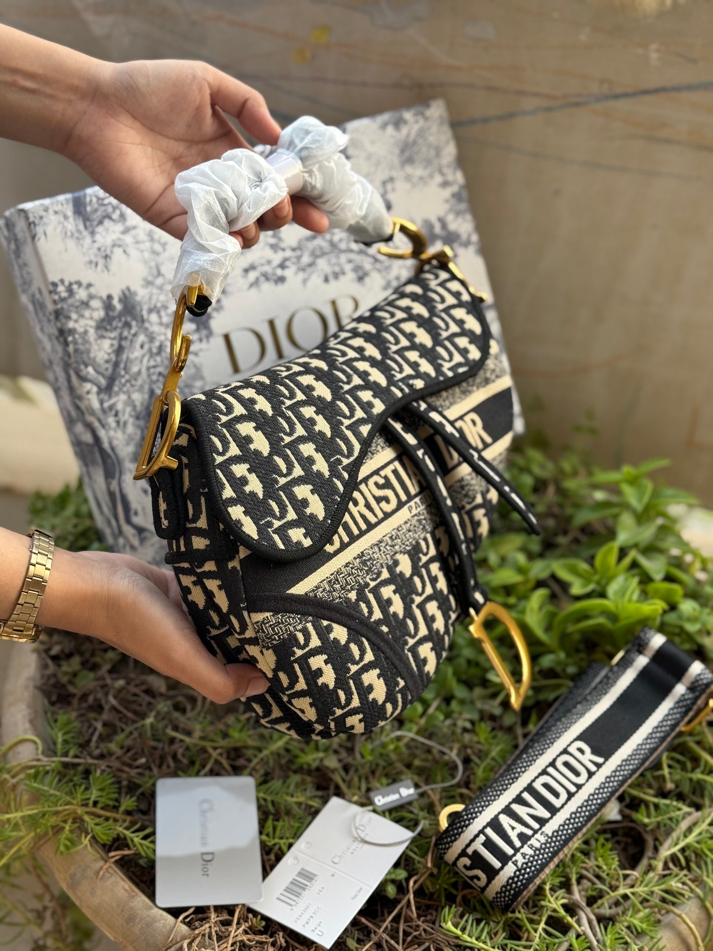 Christian Dior Saddle Bag-Master Plus Series-Box Packaging Include