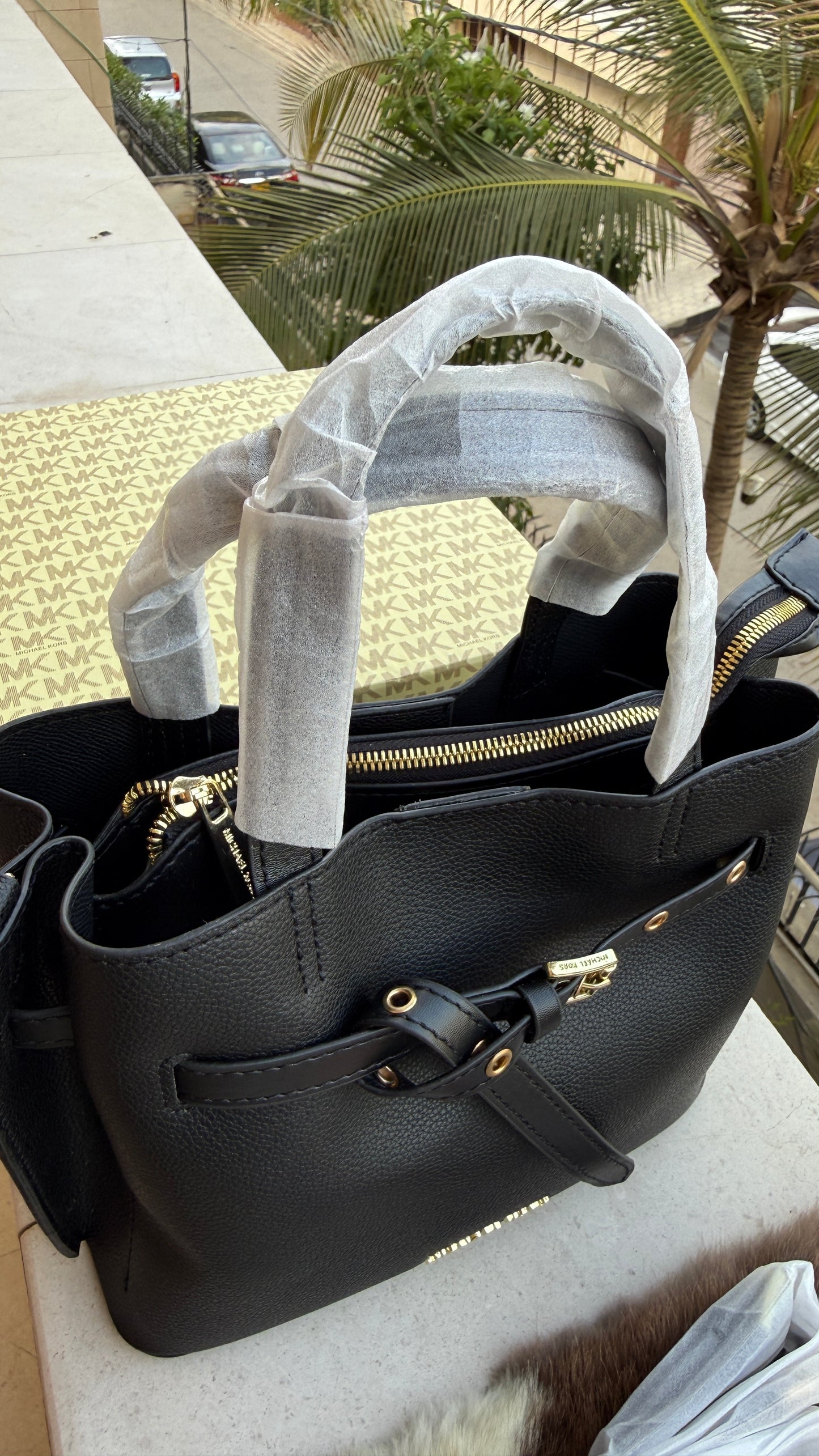 Michael Kors Emilia Small Pebbled Leather Satchel-Master Plus Series-With Box