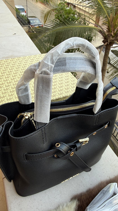Michael Kors Emilia Small Pebbled Leather Satchel-Master Plus Series-With Box