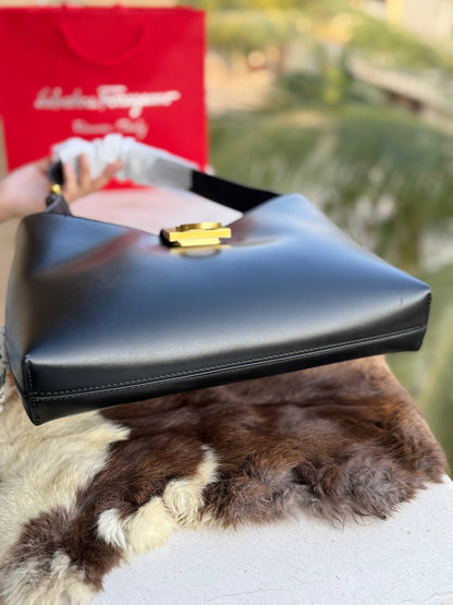 Salvatore Ferragamo Trifolio shoulder bag-Master Series-With Paper Bag-Same As Original