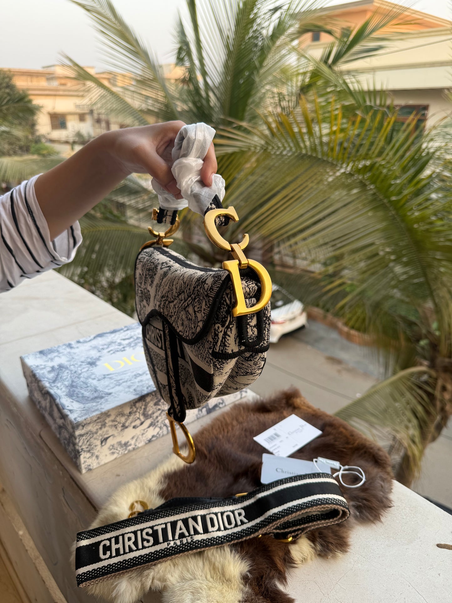 Christian Dior Saddle Bag-Master Plus Series-Box Packaging Include