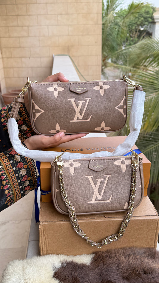 Louis Vuitton Multi Pochette Accessoires bag-Double Folding box-Master Series