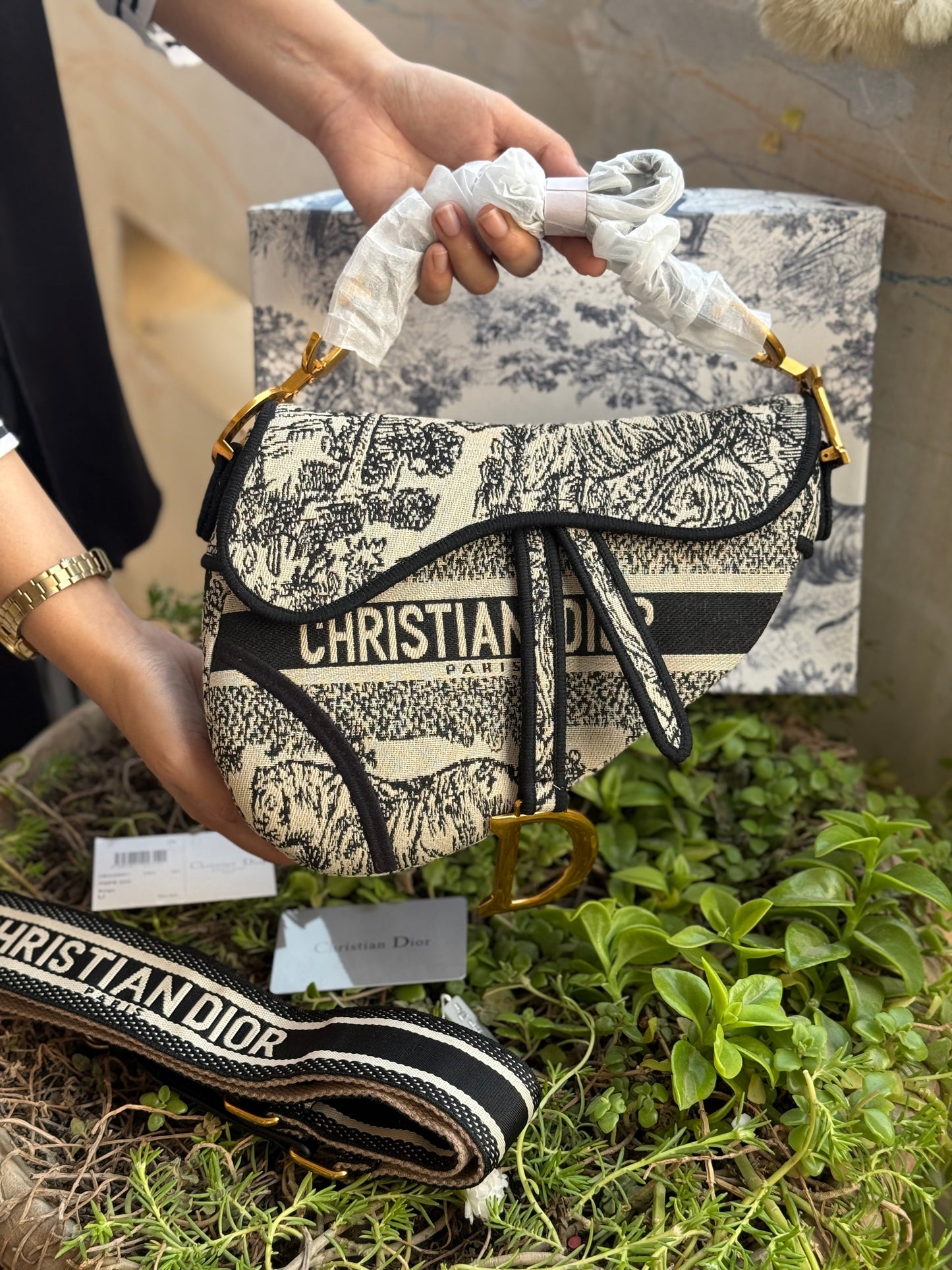 Christian Dior Saddle Bag-Master Plus Series-Box Packaging Include