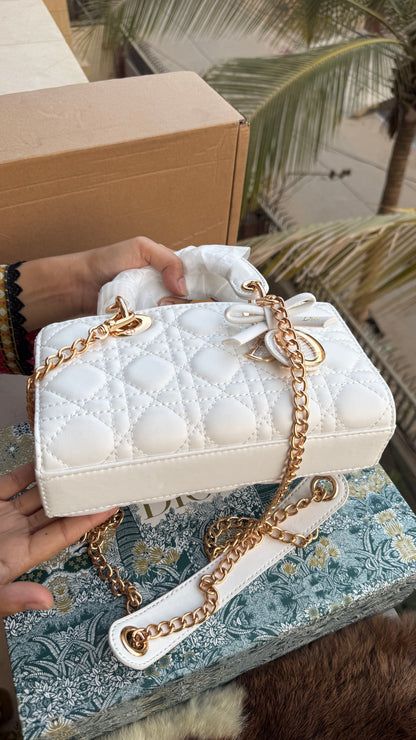 Lady D-Joy Bag-Bow Edition-AAA Series-Double Folding box