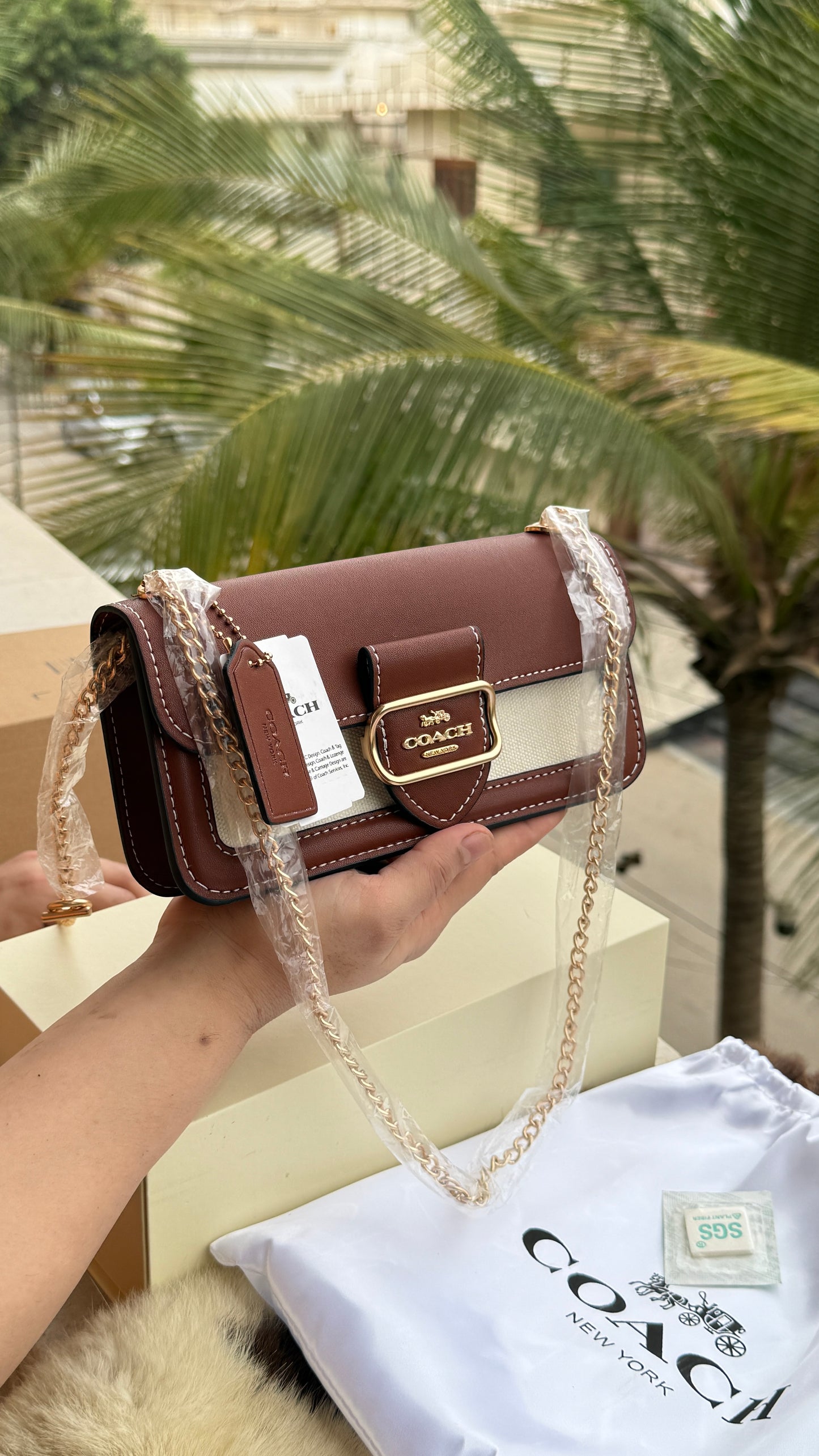 Coach Morgan Mini Crossbody/Shoulder-Master Plus Series-Folding double Box