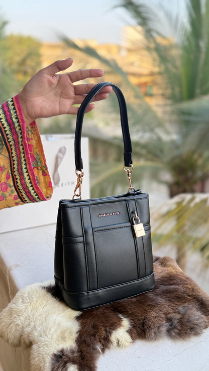 Charles & Keith Scottie Bucket Bag-Master Plus Series-With Paper Bag