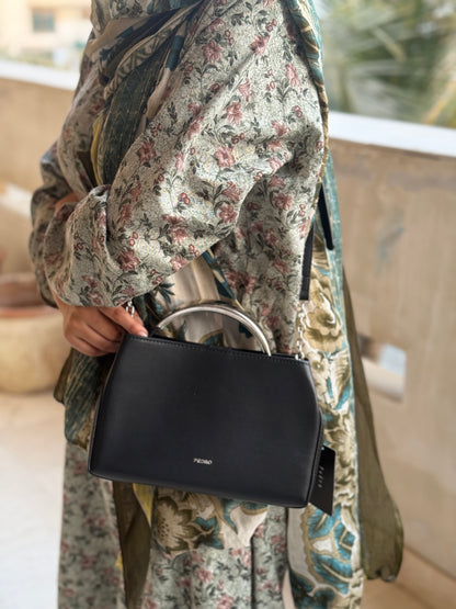 50% off Pedro Lia handbag Black ( Discoloration on handle )