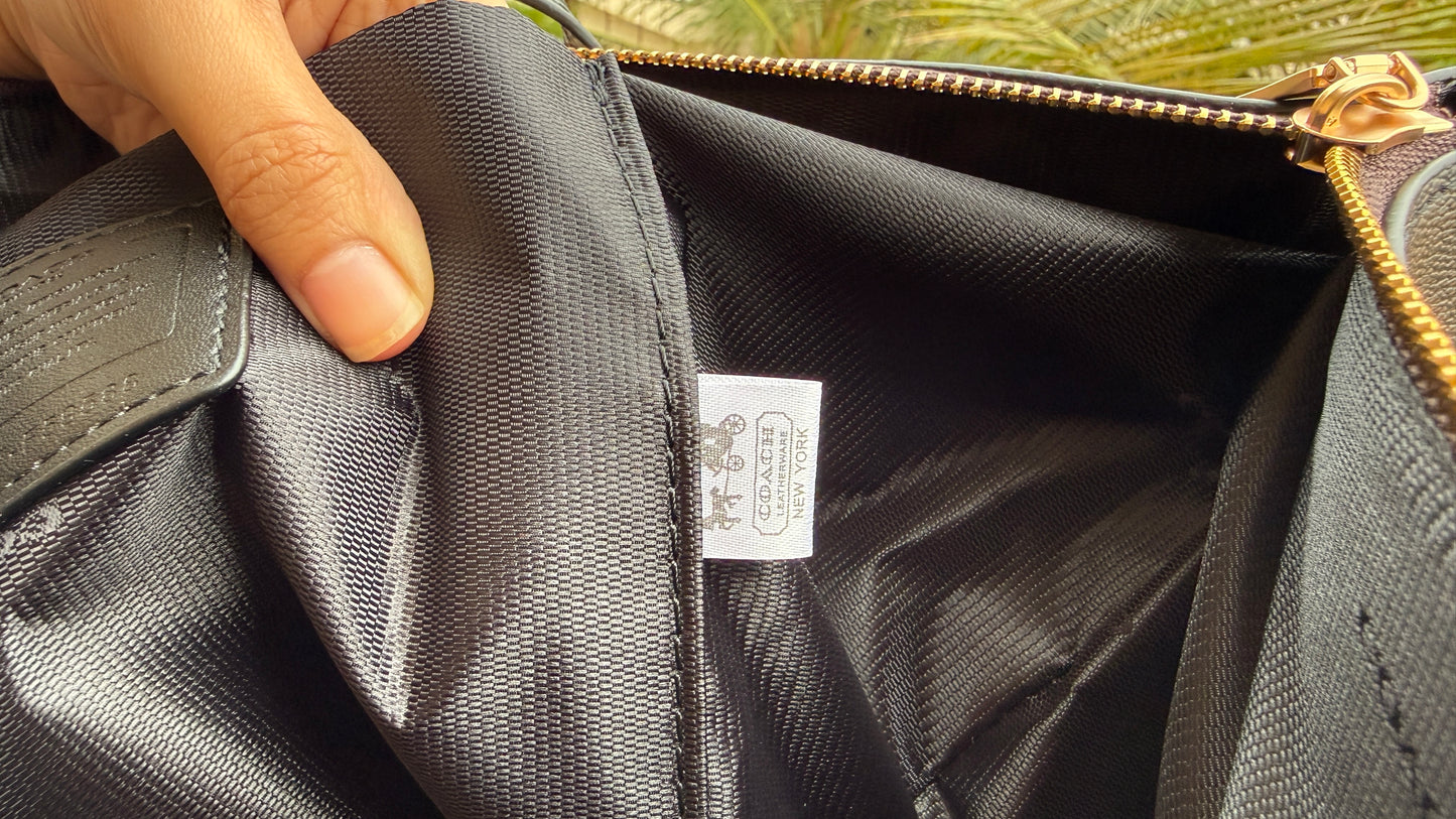 Coach Tote-With Coin Bag-Master Plus Series-With Box