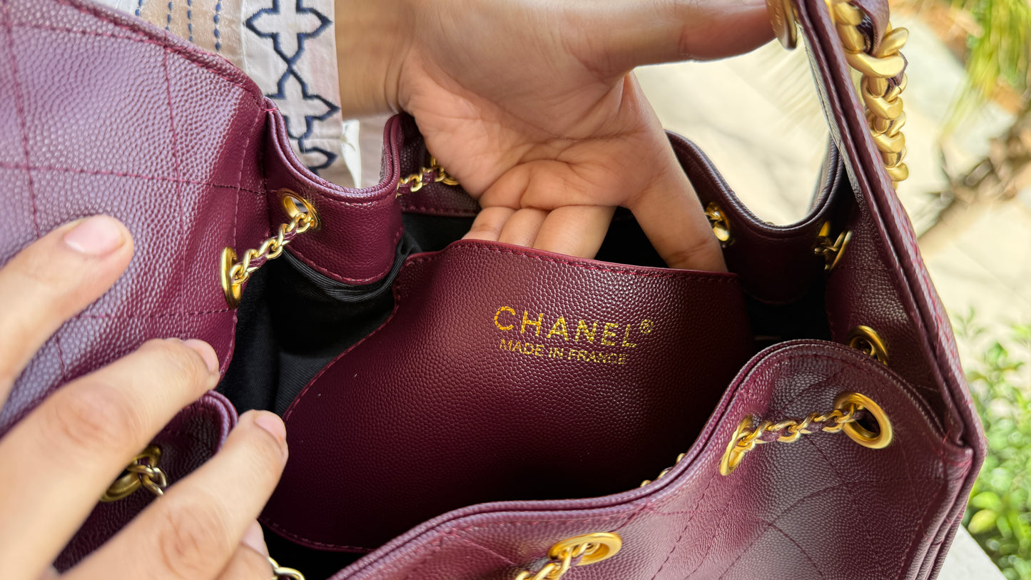 Chanel 25 small quilted hobo bag-AAA Series-Folding box Packaging.