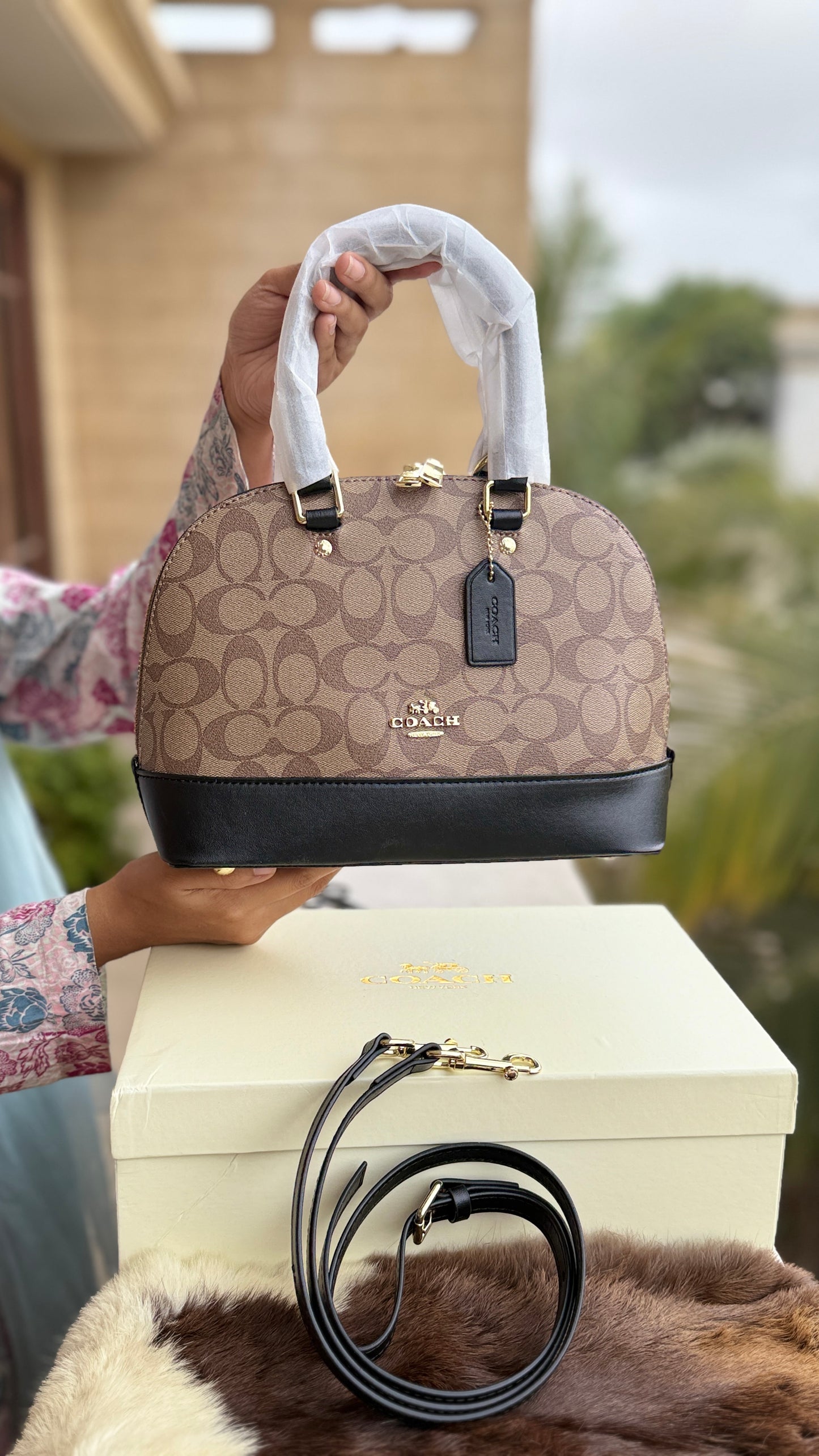 Coach Mini Sierra Satchel-With box Master Series