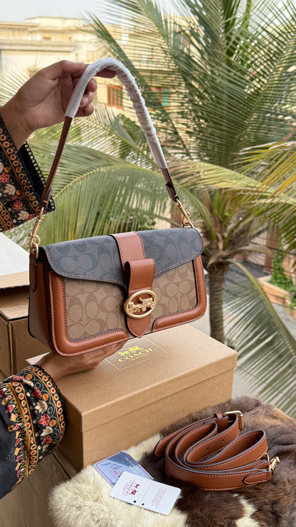 Coach Georgie Shoulder Bag-Double Folding Box-Master Plus Series