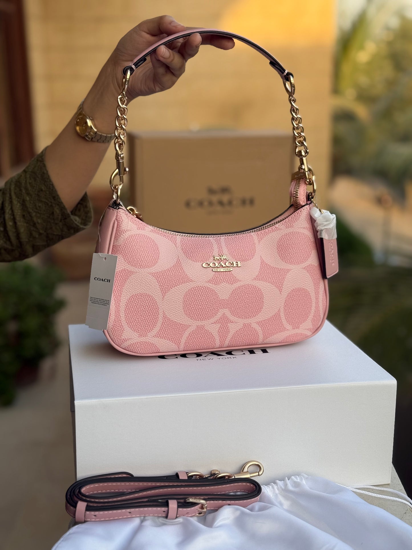 Coach Teri Hobo-Master Plus Series-Double folding box packaging