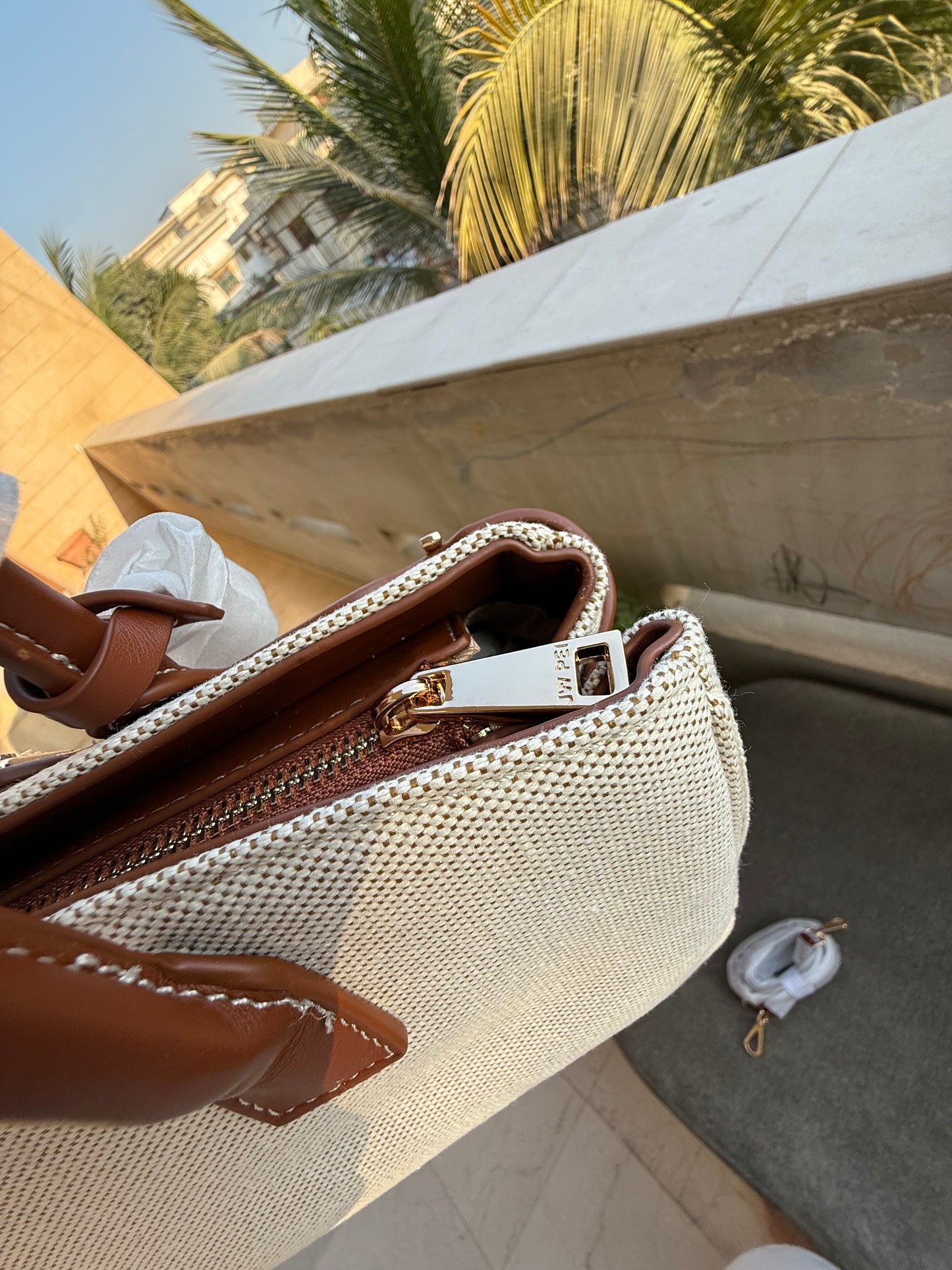 JW PEI Ziva Metal Lock Decoration Tote Bag-Master Series-Same as original