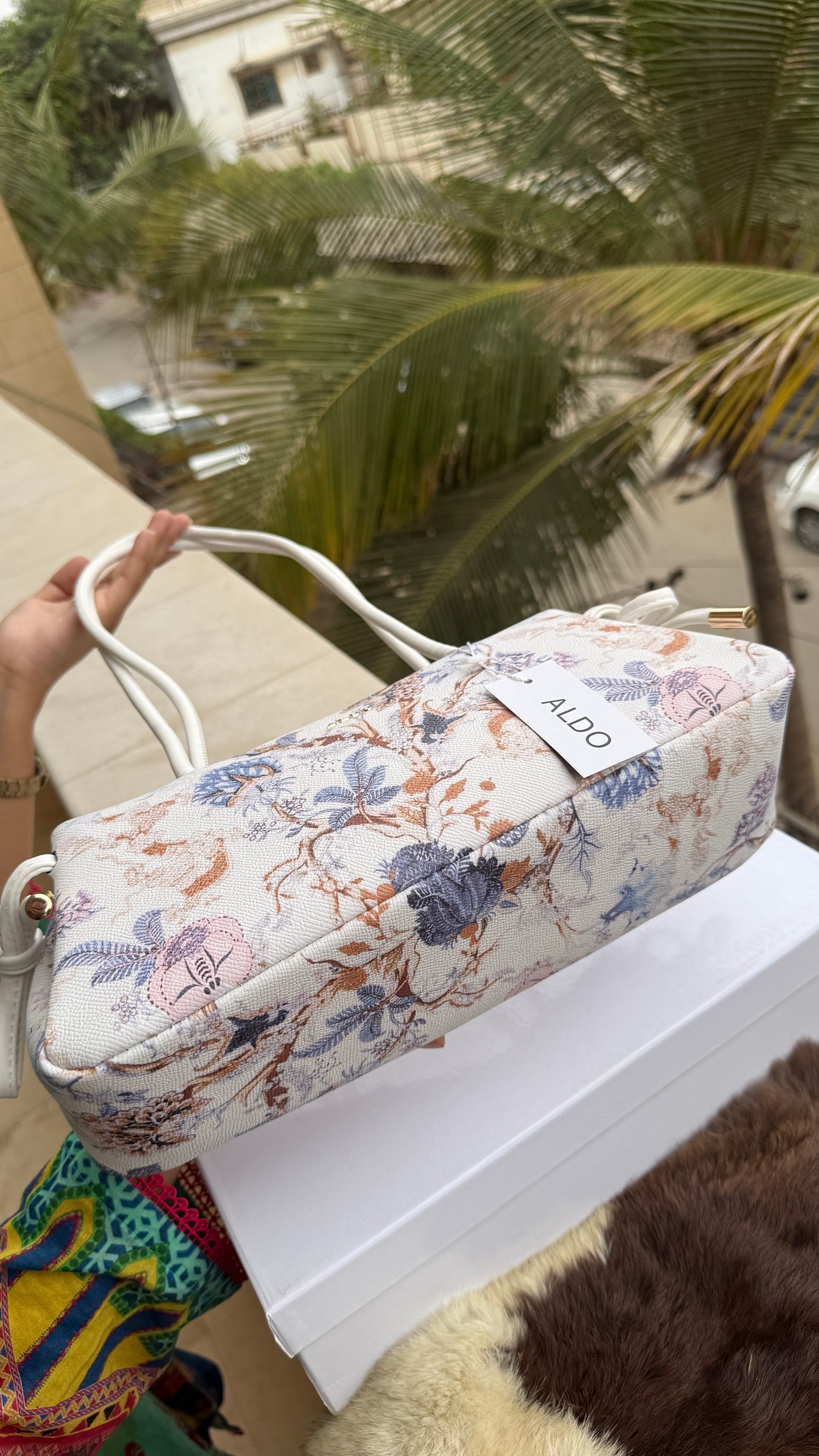 Aldo Shoulder Bag-With Box-Master Series FLORAL