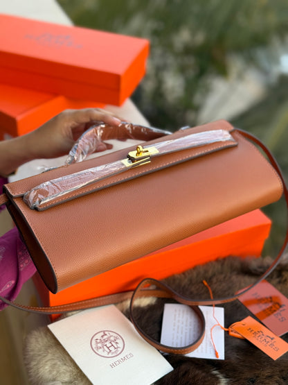 Hermes Kelly Cut Clutch-Box included-Master Series