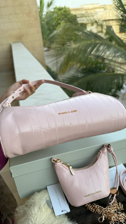 Charles & Keith Shoulder With Micro Bag-With box-Master Series.