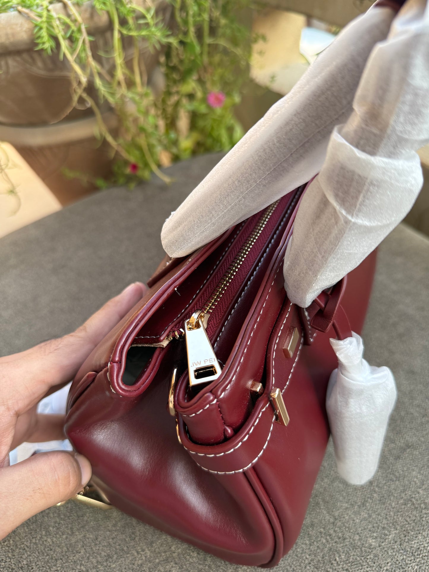 JW PEI Ziva Metal Lock Decoration Tote Bag-Master Series-Same as original