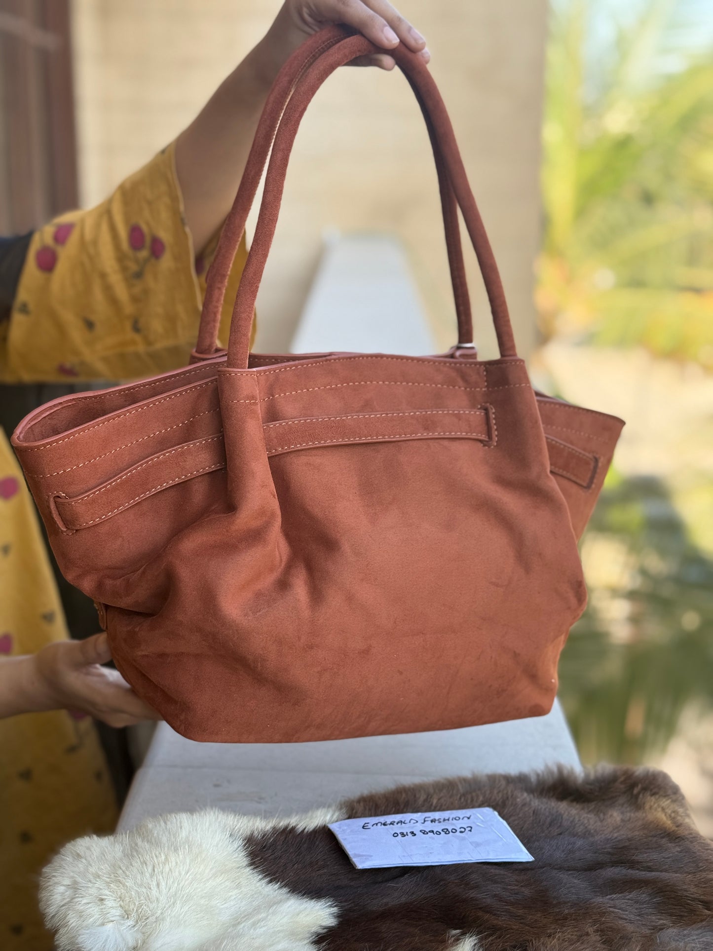 JW PEI Hana Medium Suede Tote Bag-Same as original-Master Series