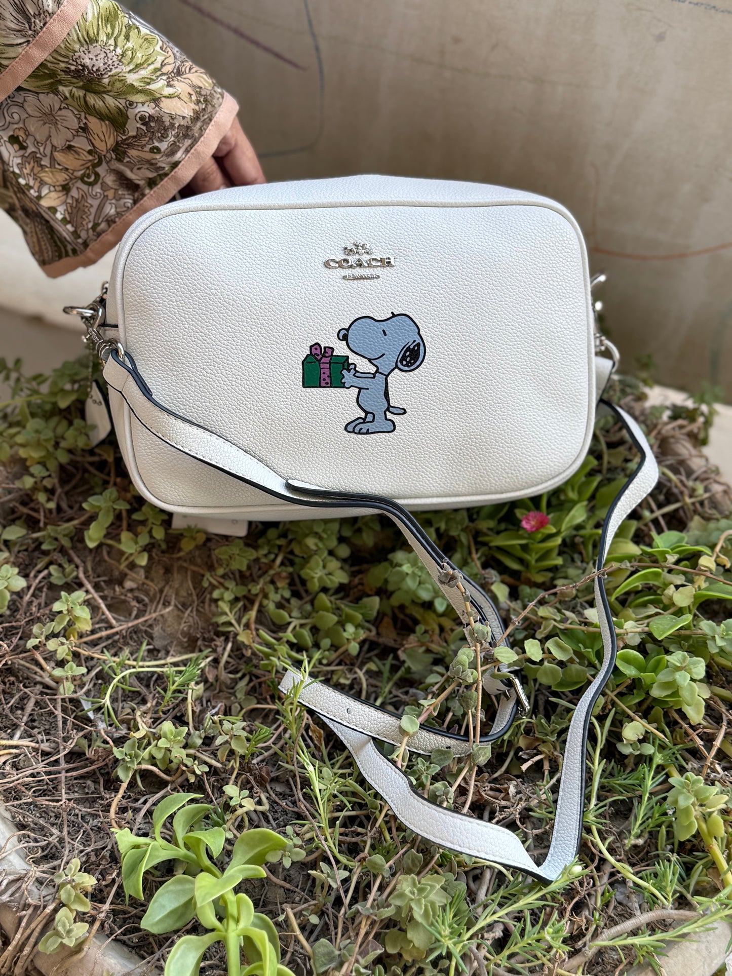 Coach X Peanuts Jamie Camera Bag with Snoopy Ski Motif-Same As Original-Master Series