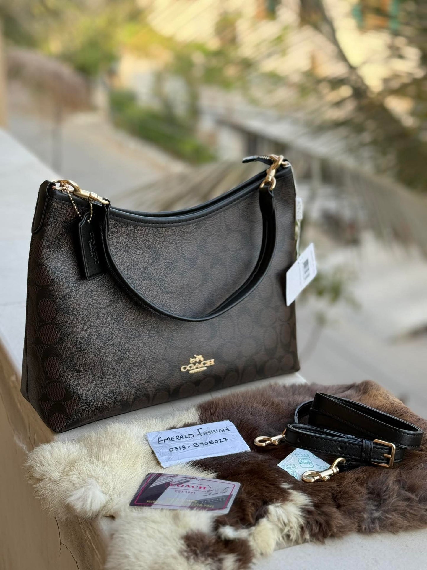 Coach Laurel Shoulder Bag Master Plus Series