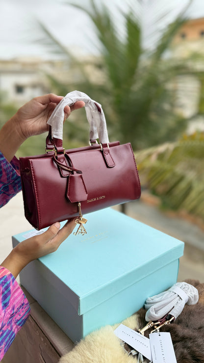 Charles & Keith Mini Kerry Top Handle Bag-Master Plus Series-With Box