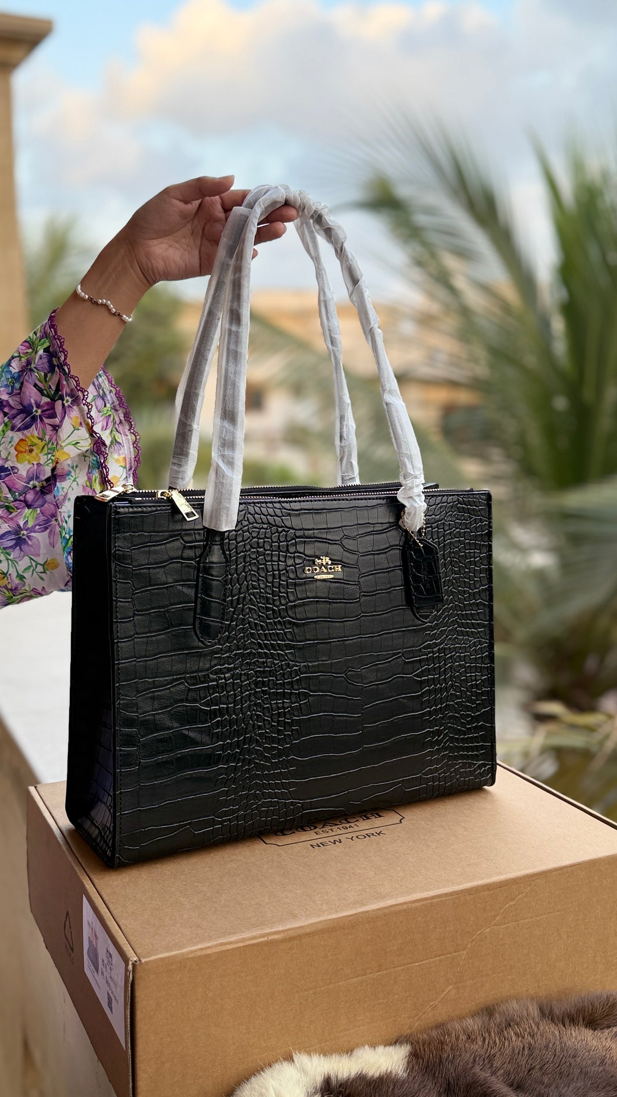 Coach Nina tote Folding Box Packing Master Plus series.