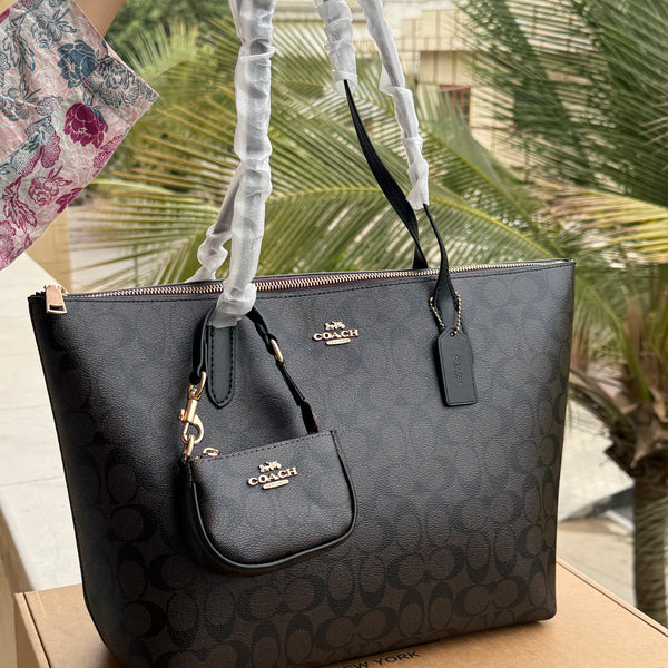 Coach Tote-With Coin Bag-Master Plus Series-With Box