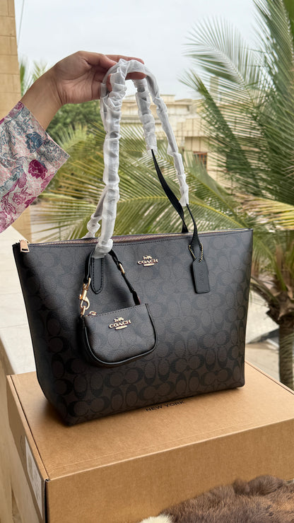 Coach Tote-With Coin Bag-Master Plus Series-With Box