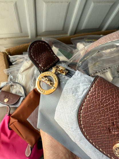 LONG CHAMP LE PLIAGE ORIGINAL POUCH WITH HANDLE ( Master Series )