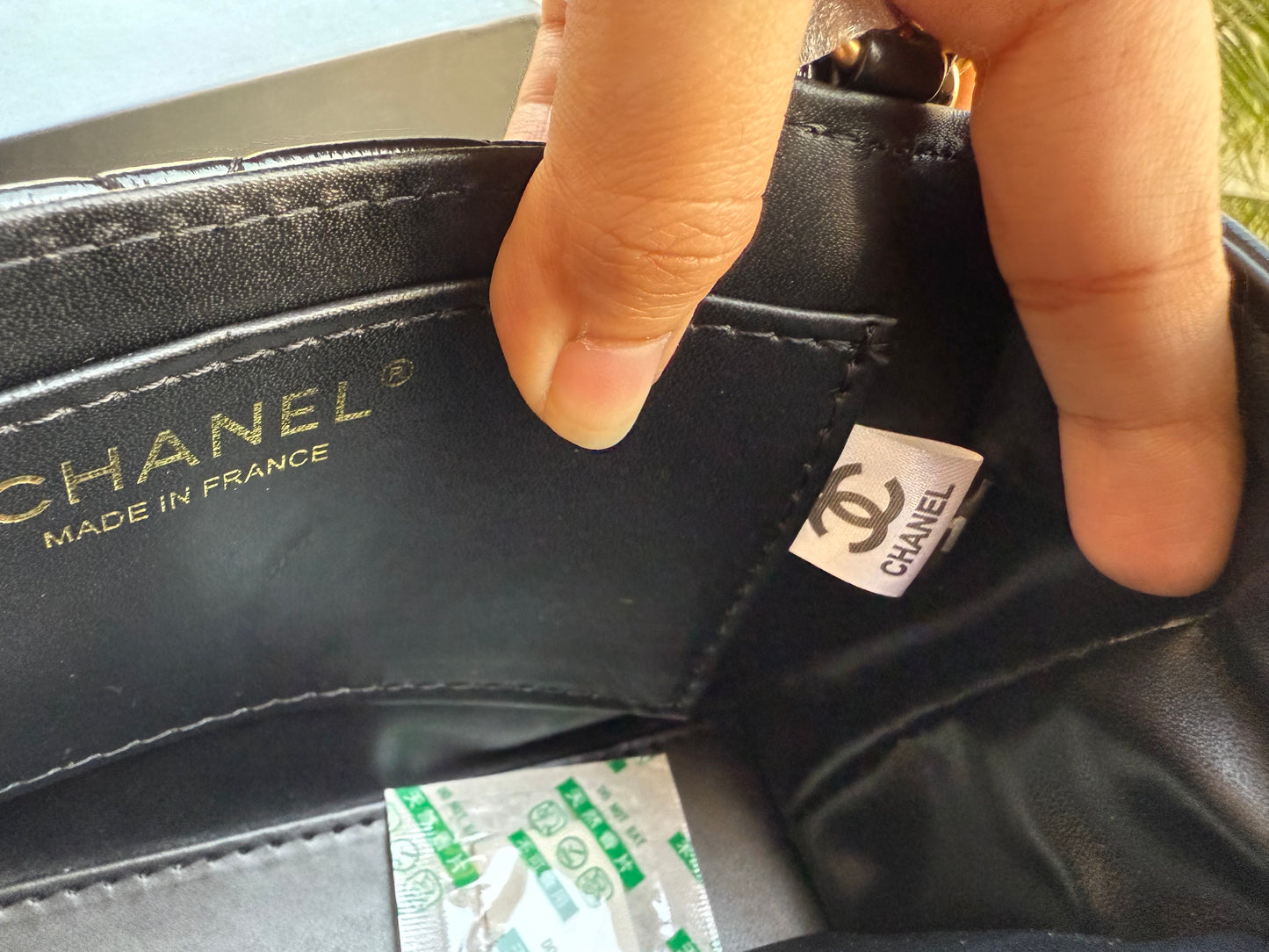 Chanel Kelly Small in Black Shinny Calf Skin-AAA Quality-Folding Box