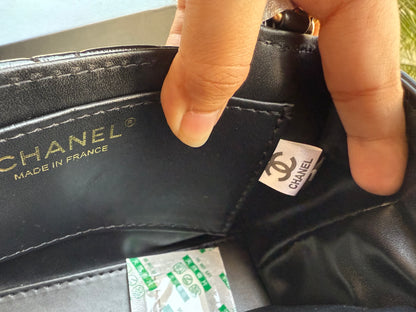 Chanel Kelly Small in Black Shinny Calf Skin-AAA Quality-Folding Box