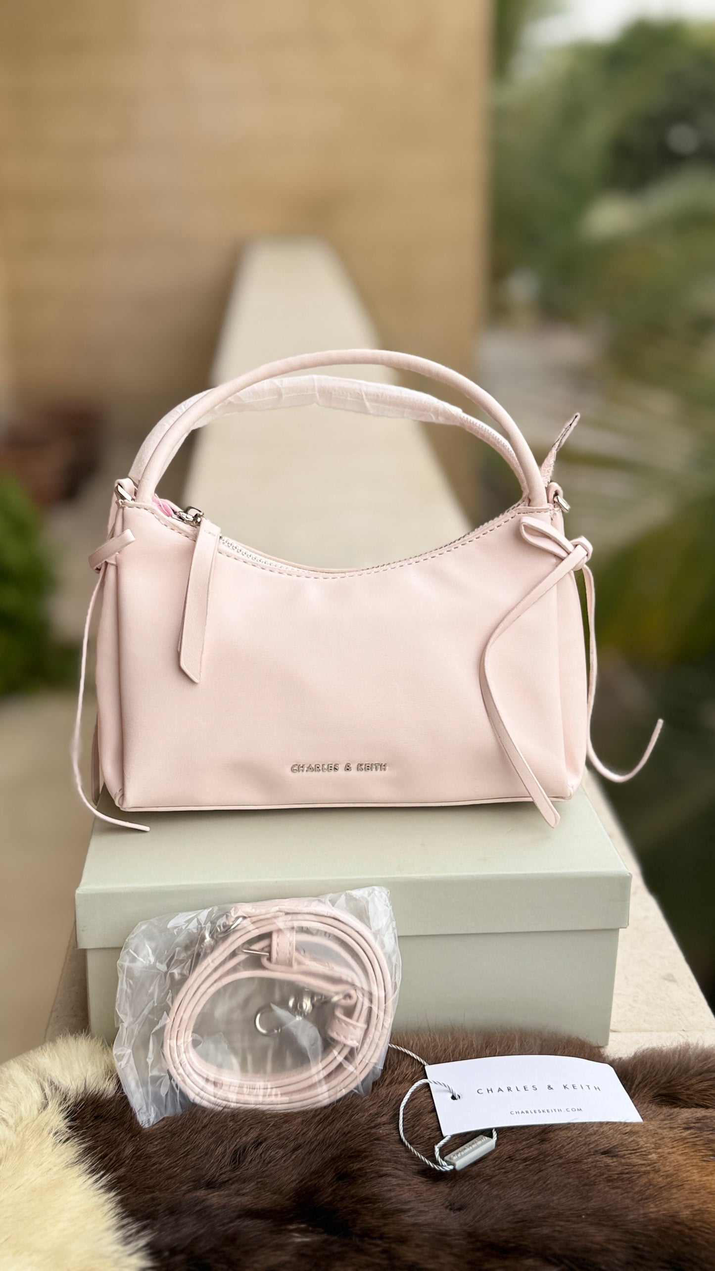 Charles & Keith Hazel Bow Top Handle Bag-Master Plus Series