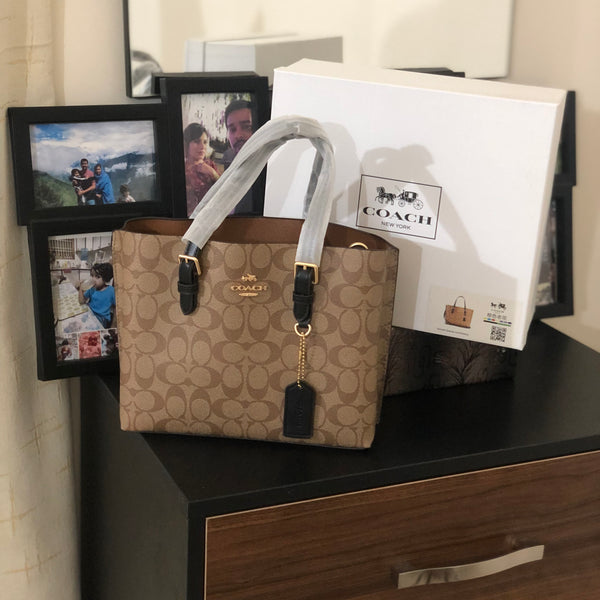 Coach MOLLIE 25 Tote Bag Lighter brown