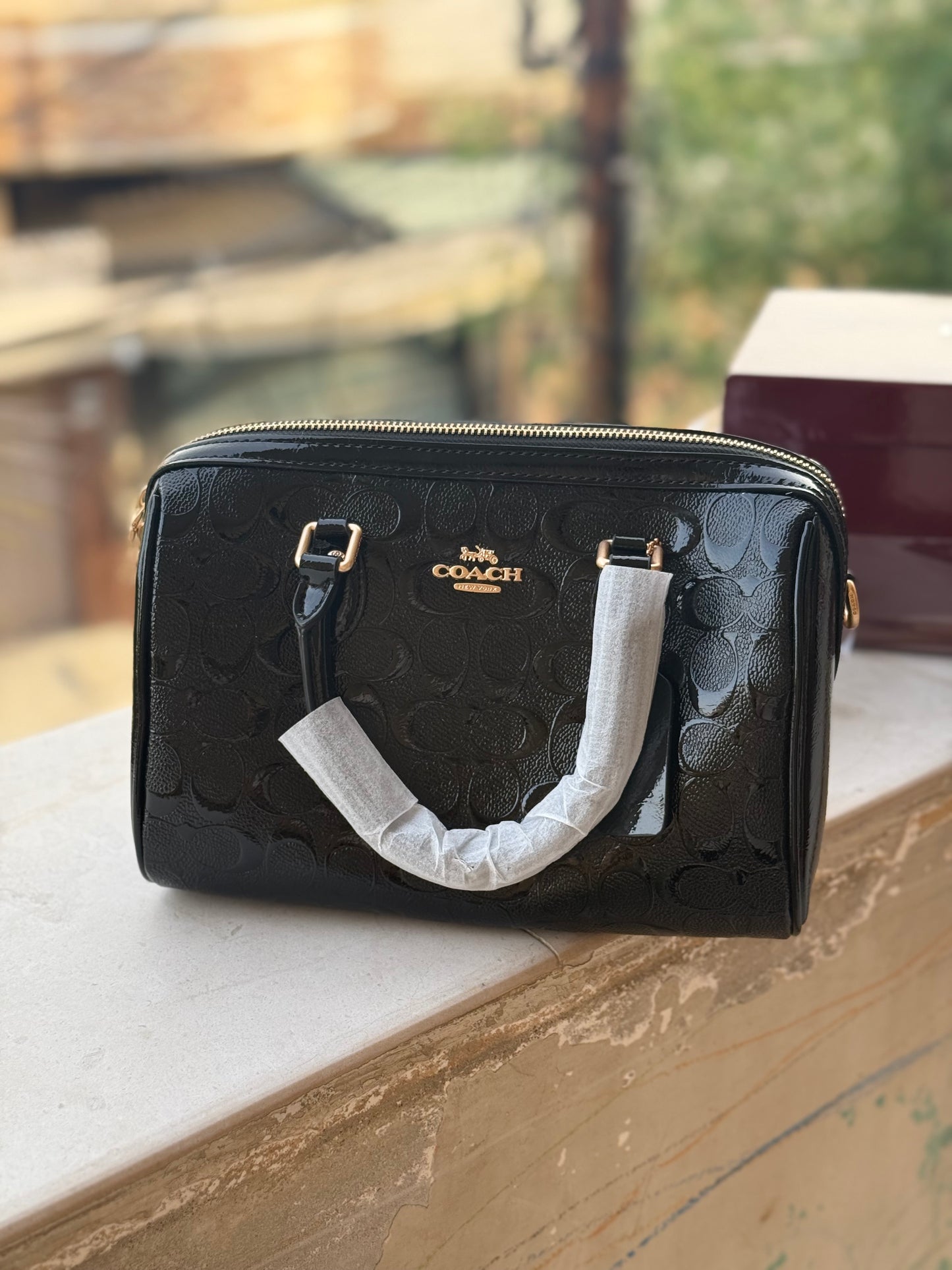 Coach Rowan Satchel With Box Master Series