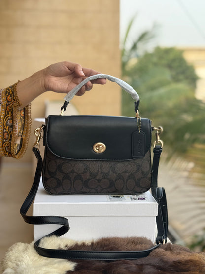 Coach Marlie Top Handle Satchel With Box.