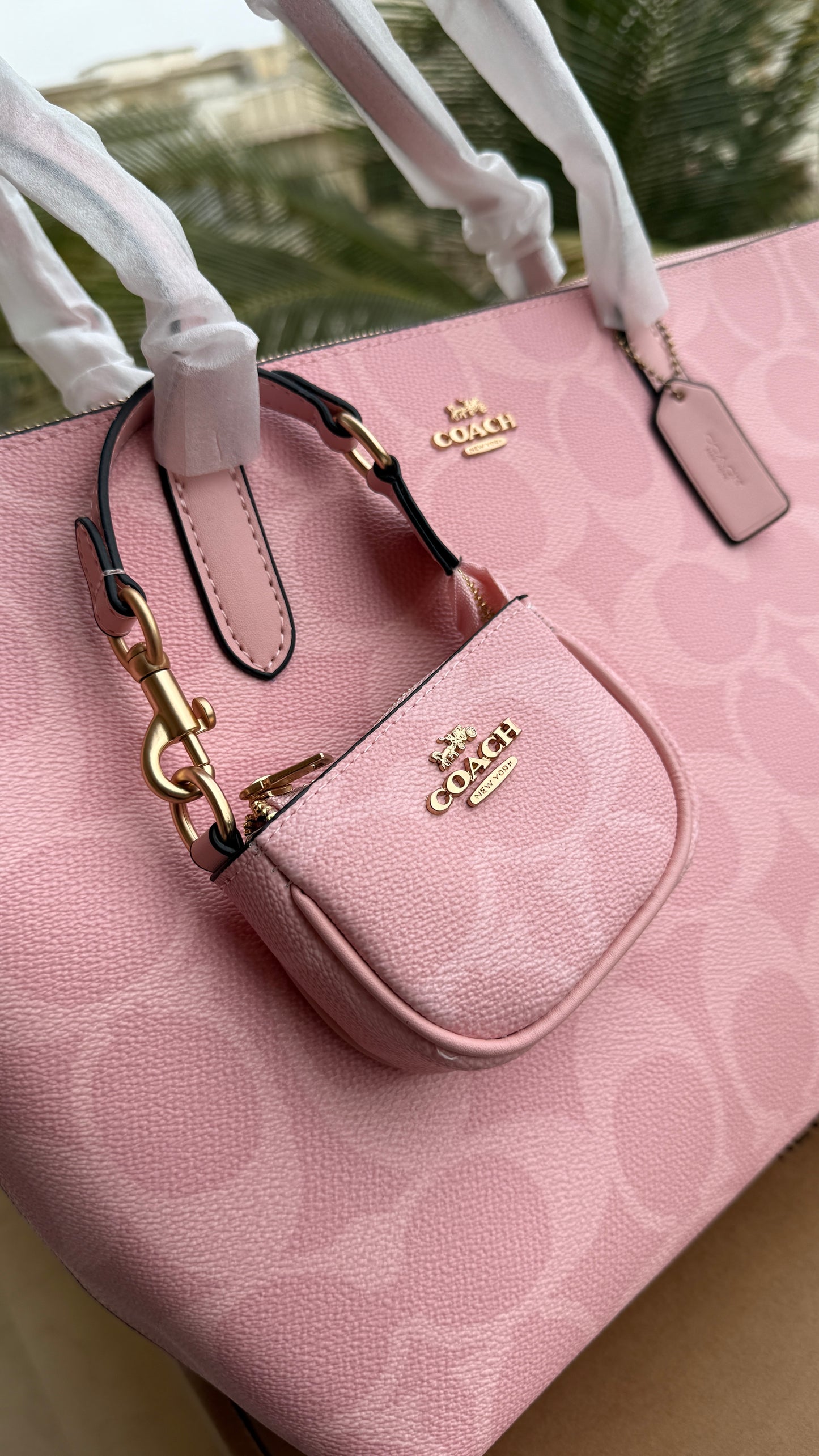 Coach Tote-With Coin Bag-Master Plus Series-With Box