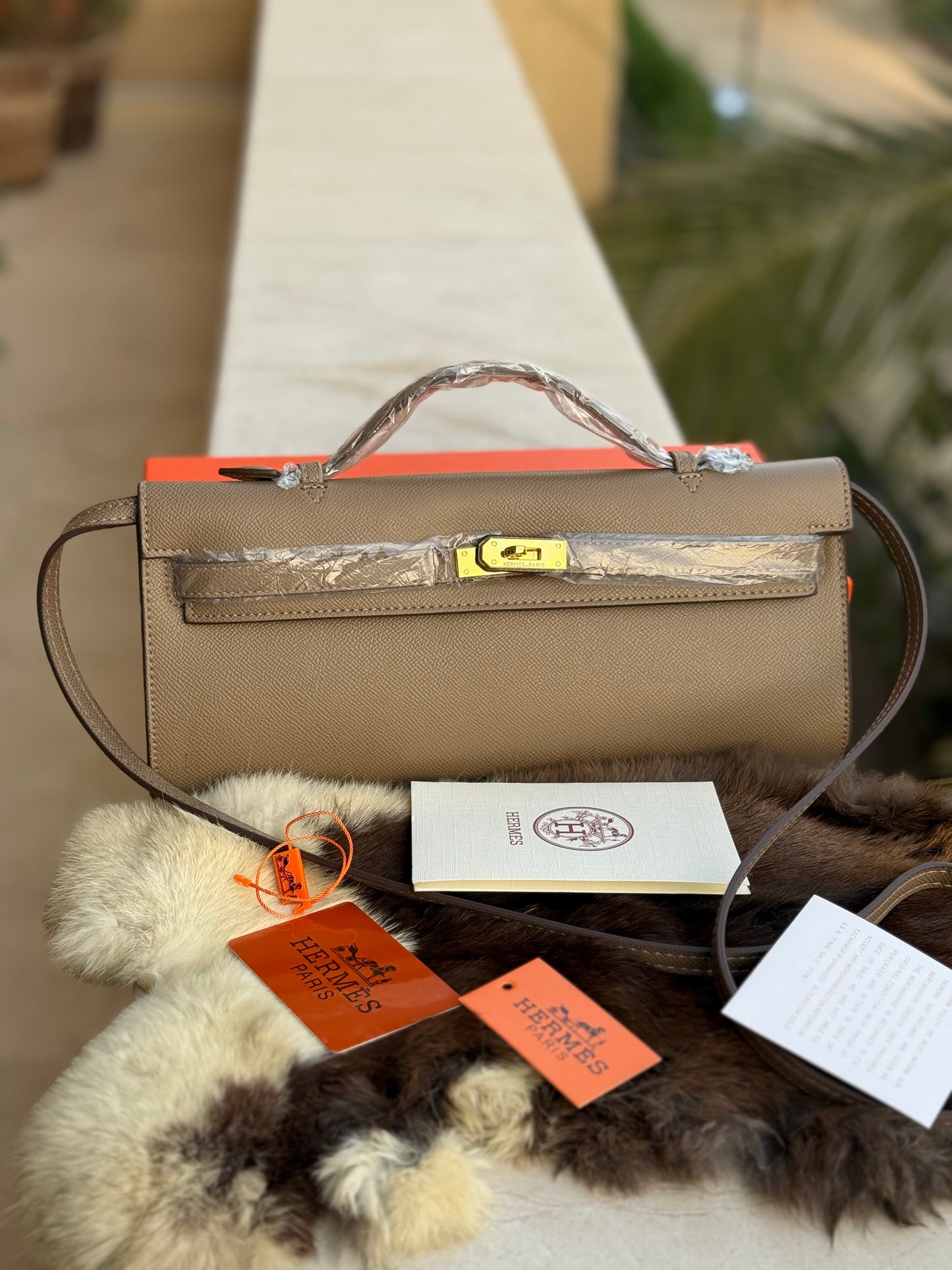 Hermes Kelly Cut Clutch-Box included-Master Series