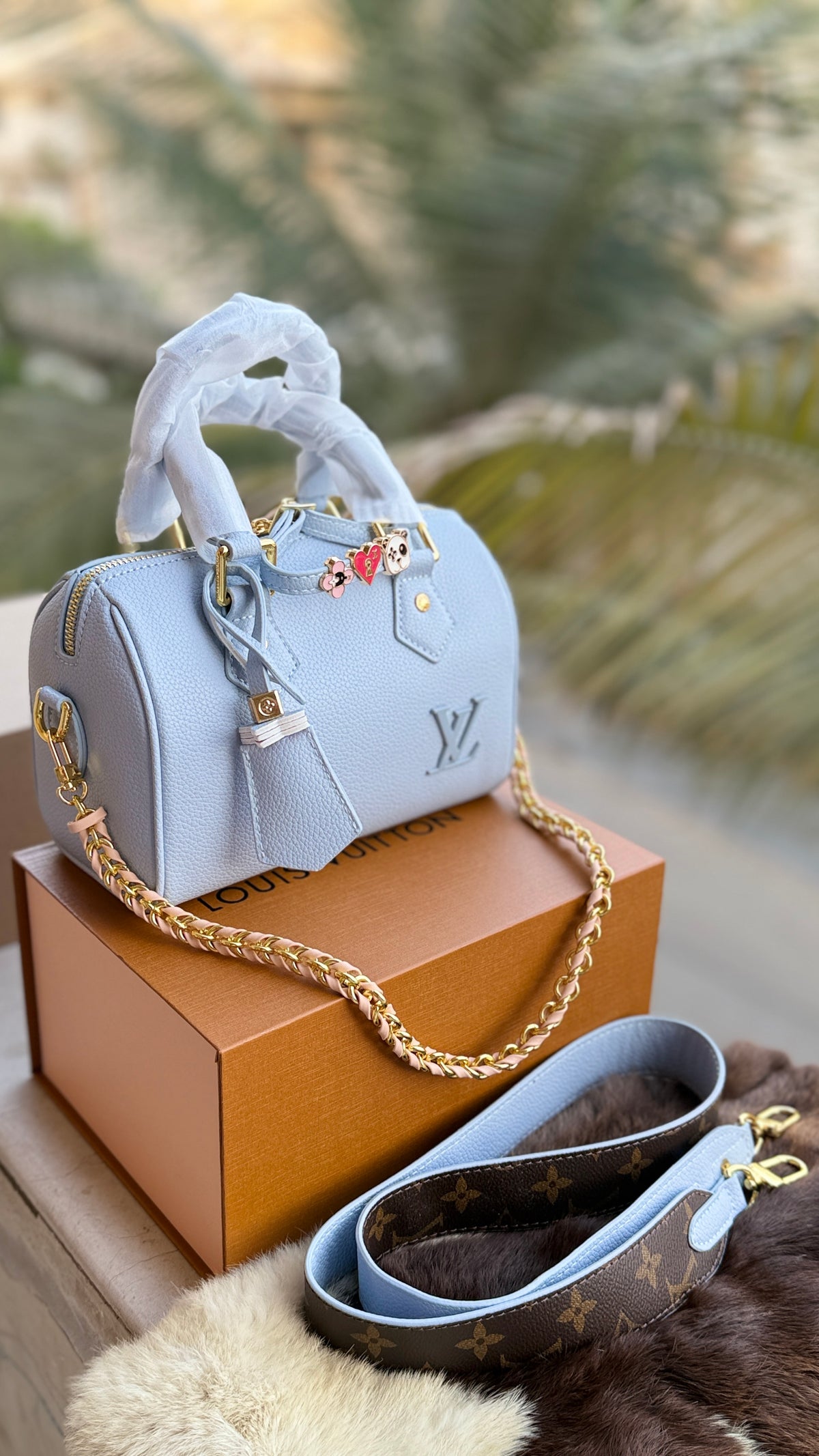 Louis Vuitton Speedy Nano-AAA Series-double Folding box