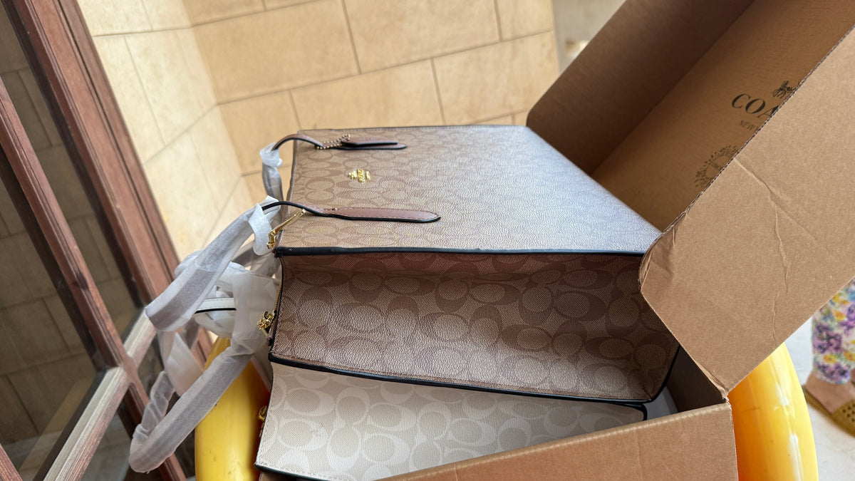 Coach Nina tote Folding Box Packing Master Plus series.