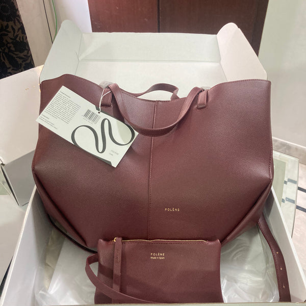 Polène Cyme Textured Edition Tote- AAA Top Quality With Folding Box