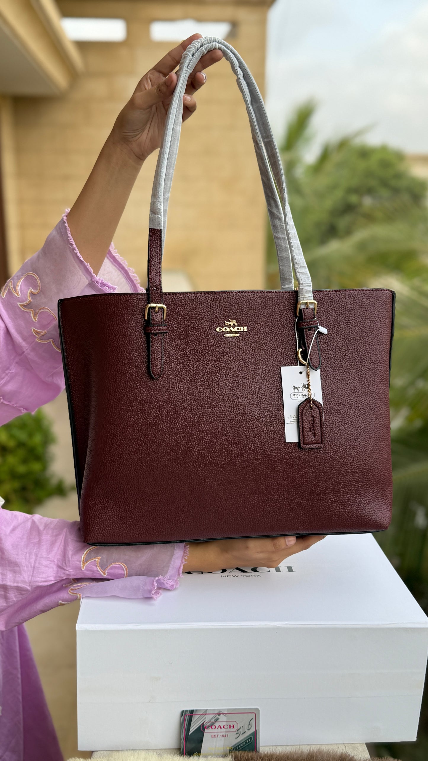 Coach Mollie Tote Large-Without Box-Master Series