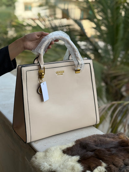 Guess Abey Tote Bag-Master Quality ( light Pink )