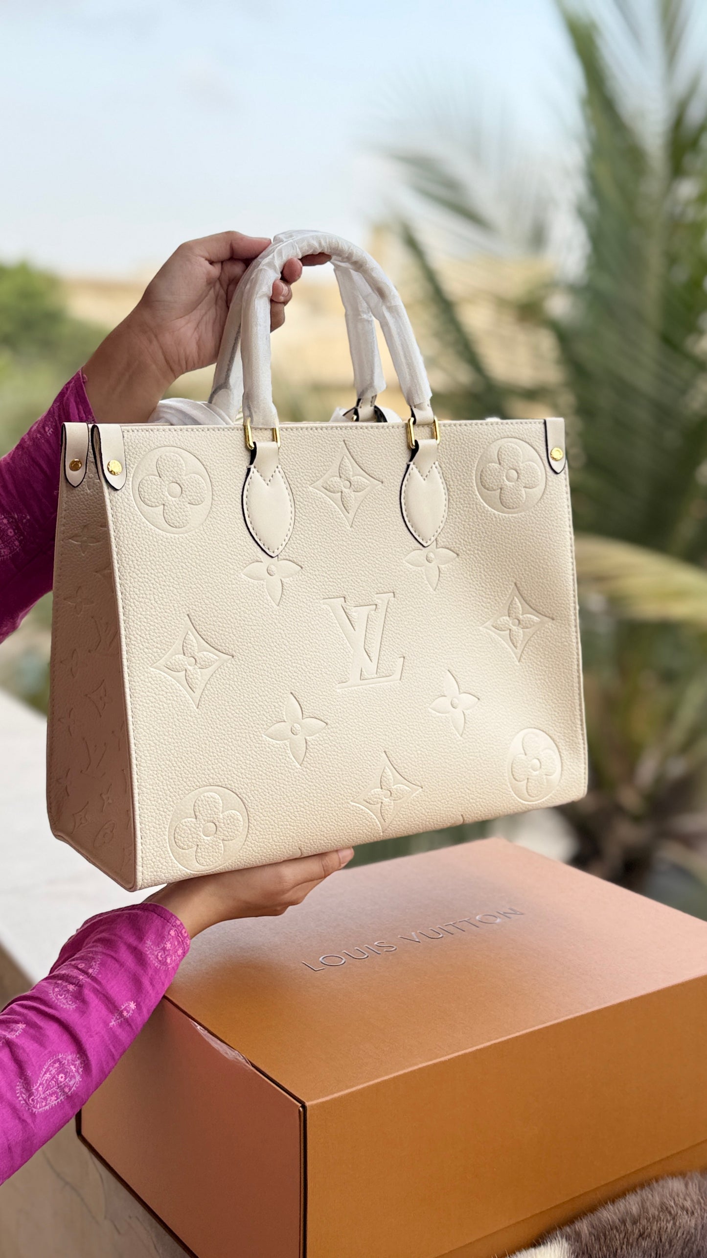 Louis Vuitton On The Go Tote With Double Box-Master Plus Series