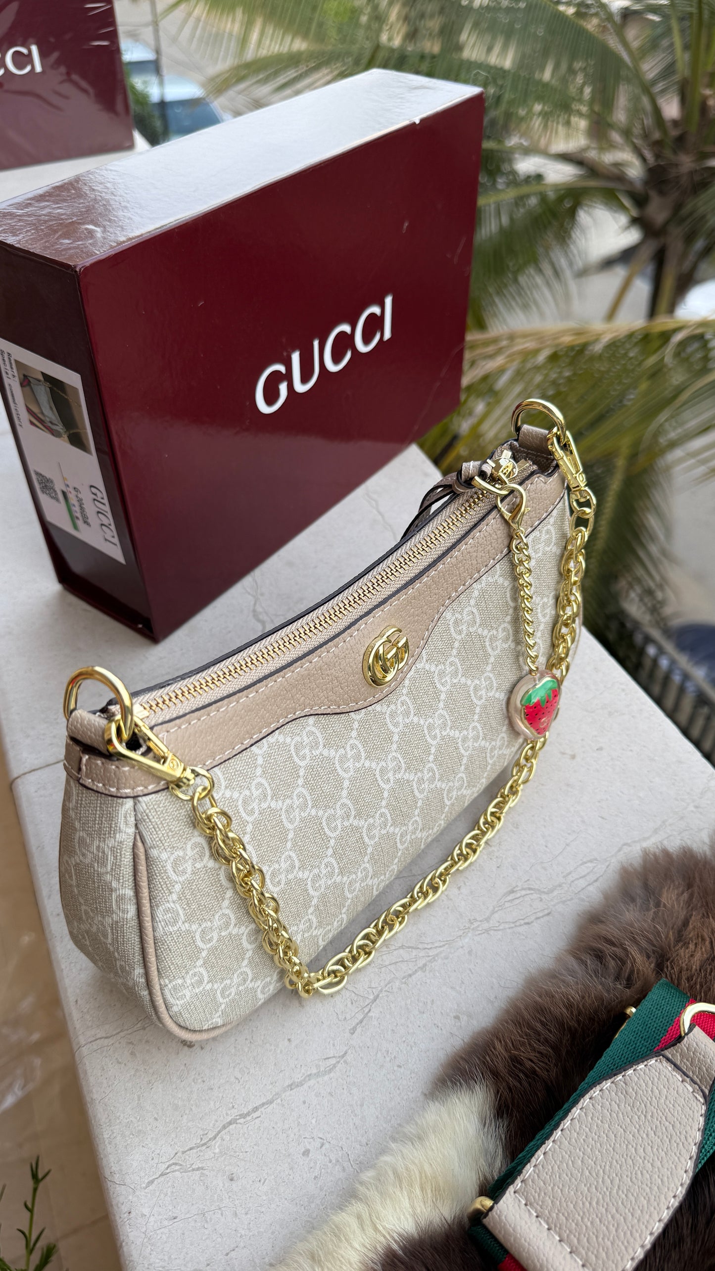 Gucci Ophidia small shoulder Hobo bag-Master Plus Series-With Magnetic folding box