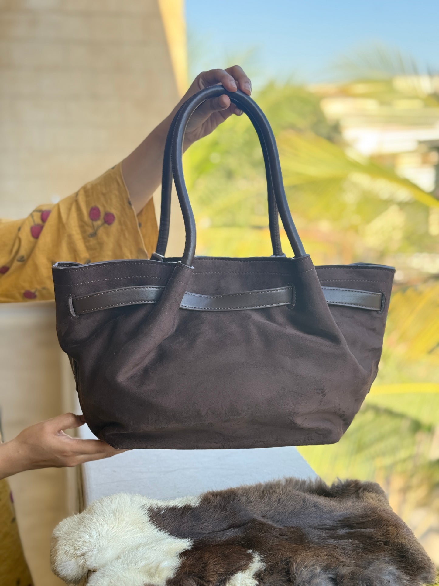 JW PEI Hana Medium Suede Tote Bag-Same as original-Master Series
